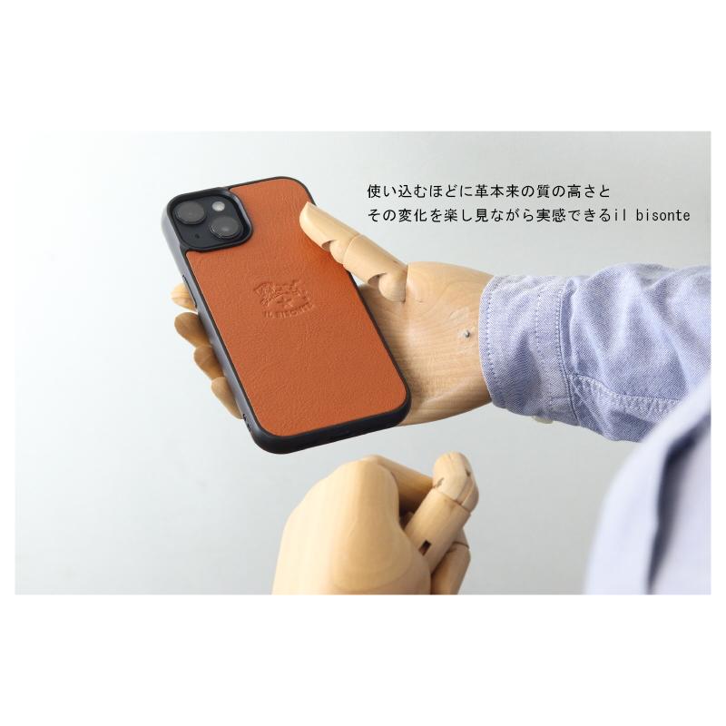 IL BISONTE イルビゾンテ iPhoneケース iPhone 15用 レザー IL BISONTE イルビゾンテ iPhoneケース iPhone 15用 レザー