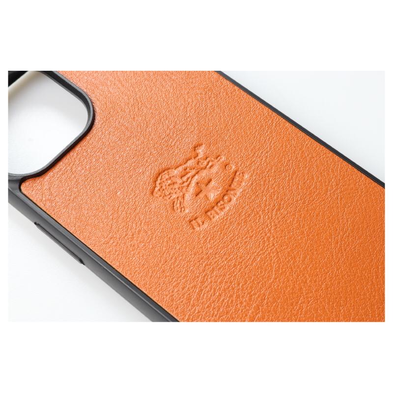イルビゾンテ iPhone15 スマホカバー WEB限定色【新品】 国内即発【IL BISONTE】レザーソフトケース iPhone15用 (IL BISONTE