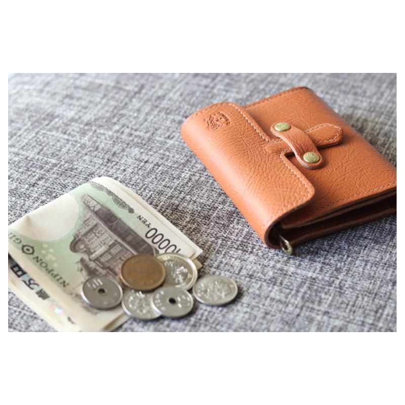イルビゾンテ 財布 IL BISONTE 差込フラップ 二つ折り財布〔 縦型 〕  54_1_ 54242309541 メンズ レディース ( 商品番号 IB-24-09541 )の画像