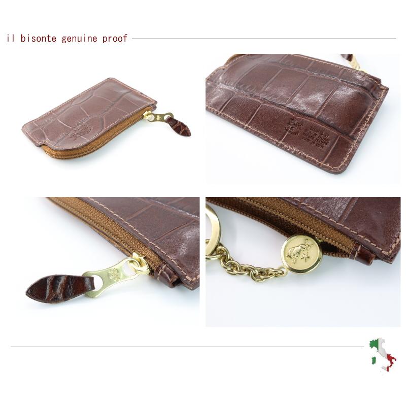 IL BISONTE（イルビゾンテ） キーケース チャームチェーンキーケース