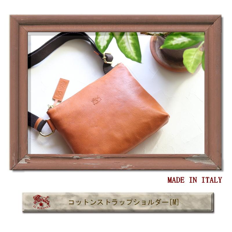 IL BISONTE（イルビゾンテ） バッグ コットンストラップショルダー〔M
