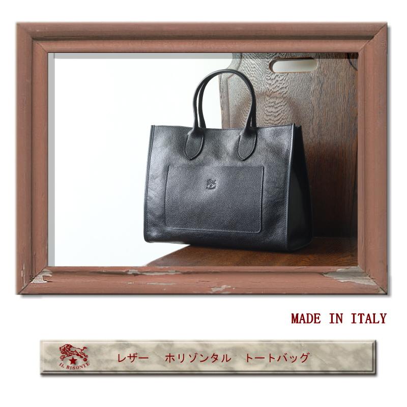 IL BISONTE（イルビゾンテ） バッグ レザーホリゾンタル トートバッグ