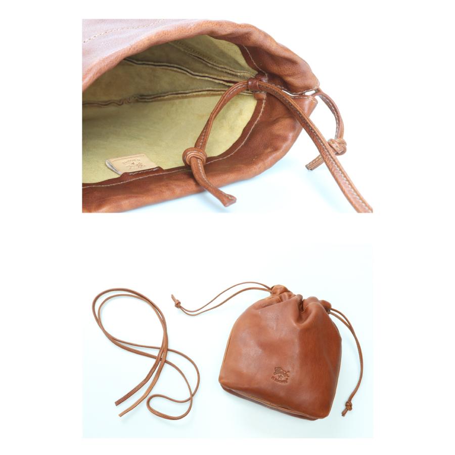 IL BISONTE（イルビゾンテ） バッグ バケッタレザー巾着 ミニ