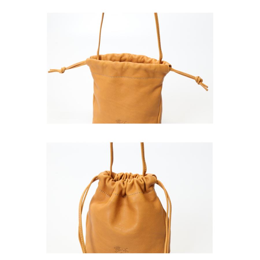 IL BISONTE（イルビゾンテ） バッグ バケッタレザー巾着 ミニ