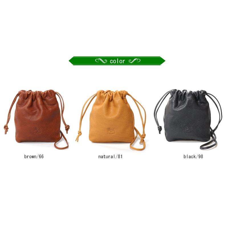 IL BISONTE（イルビゾンテ） バッグ バケッタレザー巾着 ミニ