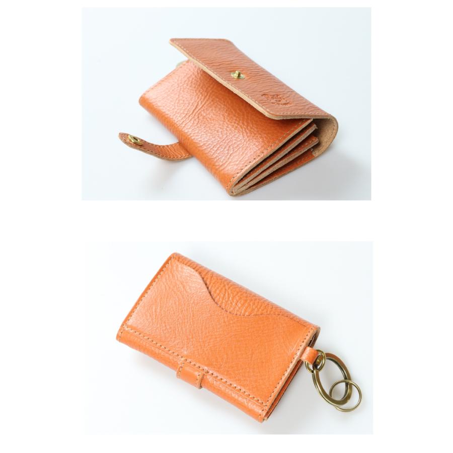 IL BISONTE（イルビゾンテ） キーリング付き 3P カードケース 〔 2025