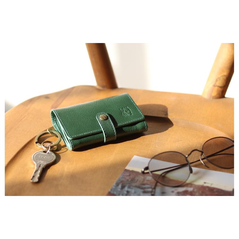 IL BISONTE（イルビゾンテ） キーリング付き 3P カードケース 〔 2025