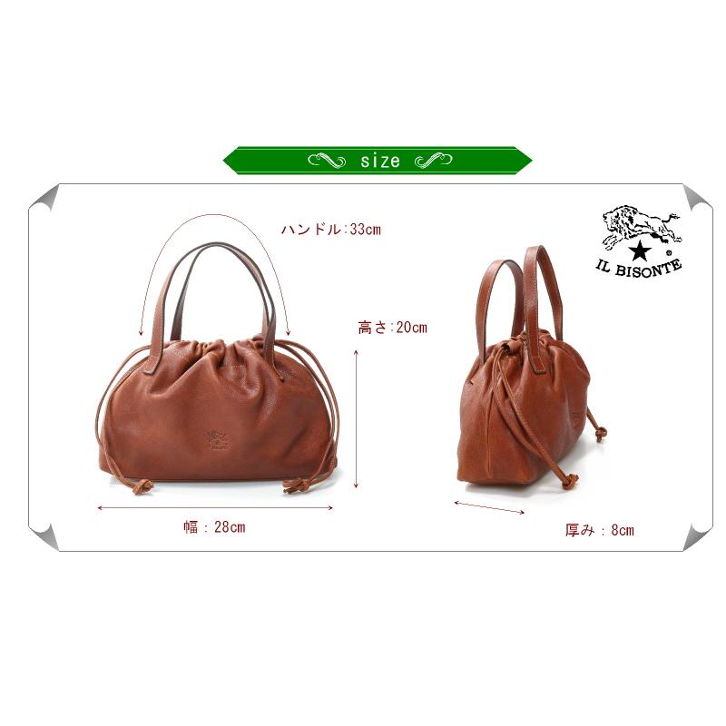 イルビゾンテ バッグ IL BISONTE バケッタレザー巾着 トートバッグ〔 2025年 新作 〕 54_1_ 54252305313レディース ( 商品番号 IB-25-05313 )の画像