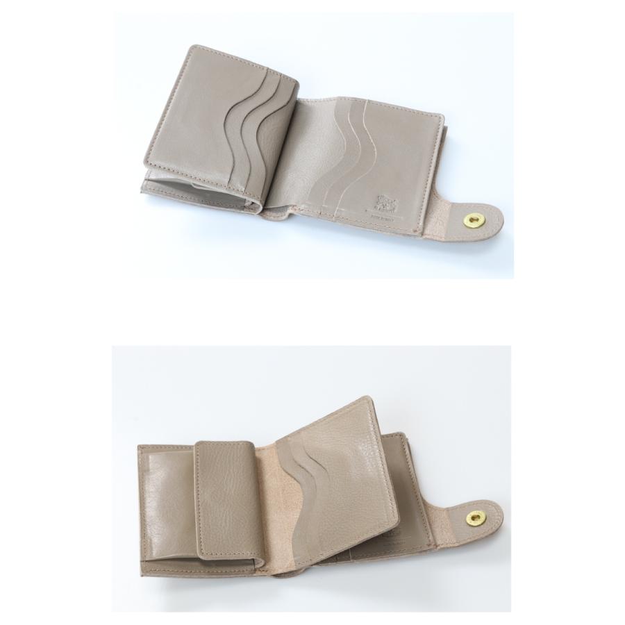 IL BISONTE（イルビゾンテ） 二つ折り財布 二つ折り エッジフラップ〔B