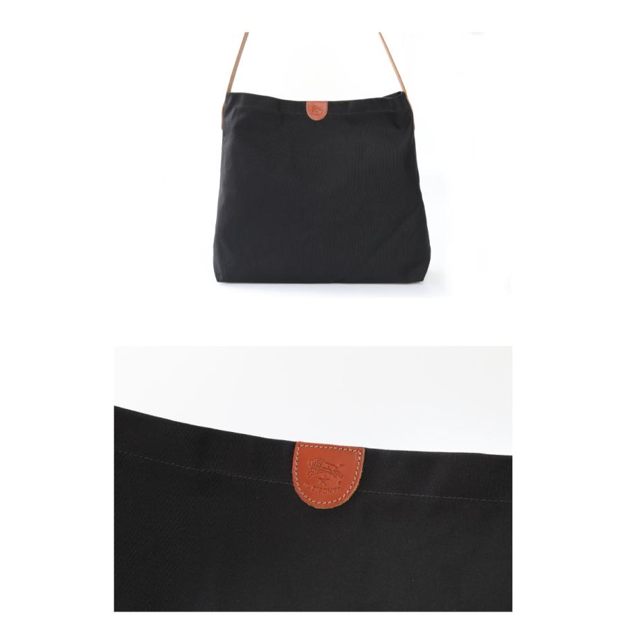 IL BISONTE イルビゾンテ キャンバス ナップサック 黒 IL BISONTE イルビゾンテ キャンバス ナップサック 黒