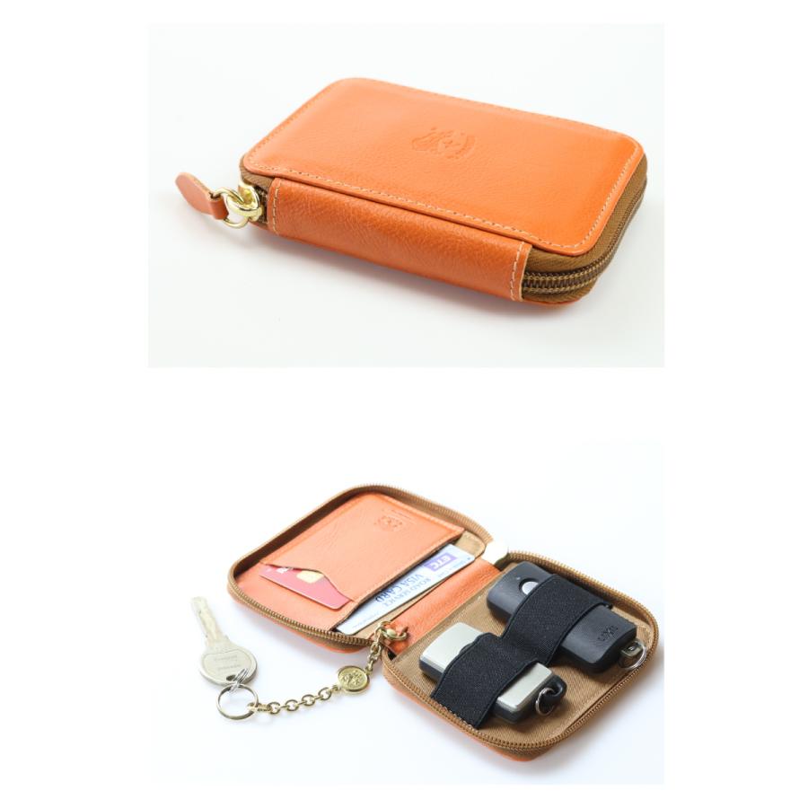 IL BISONTE（イルビゾンテ） キーケース ラウンドジップ キーケース