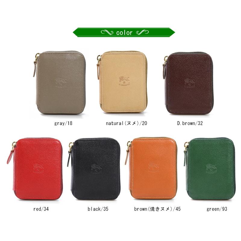IL BISONTE（イルビゾンテ） キーケース ラウンドジップ キーケース
