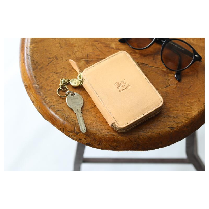 IL BISONTE（イルビゾンテ） キーケース ラウンドジップ キーケース