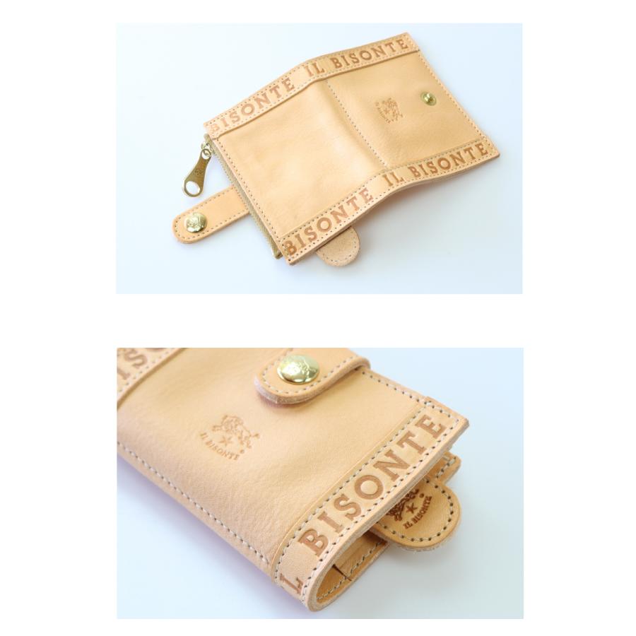 IL BISONTE（イルビゾンテ） キーケース ロゴテープ キーケース