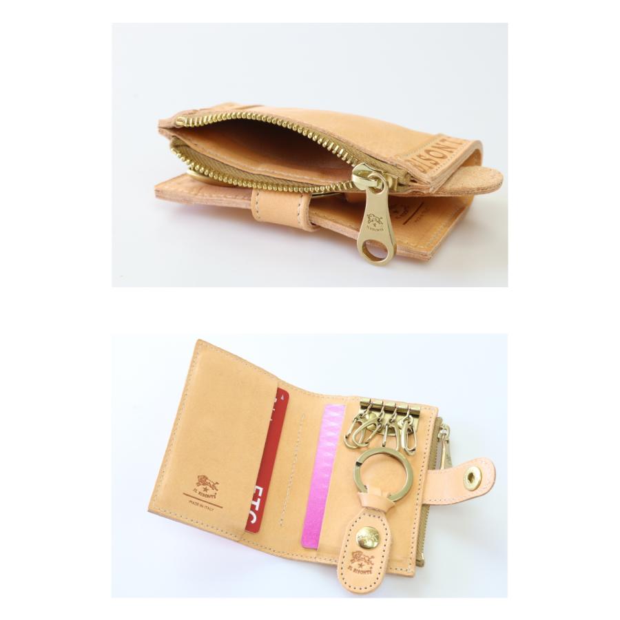 IL BISONTE（イルビゾンテ） キーケース ロゴテープ キーケース