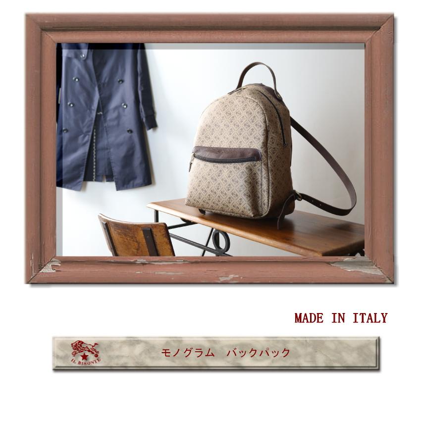 IL BISONTE（イルビゾンテ） バッグ モノグラム バックパック 〔 2026 