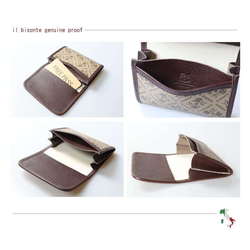 IL BISONTE（イルビゾンテ） カードケース 名刺入れ モノグラム カード