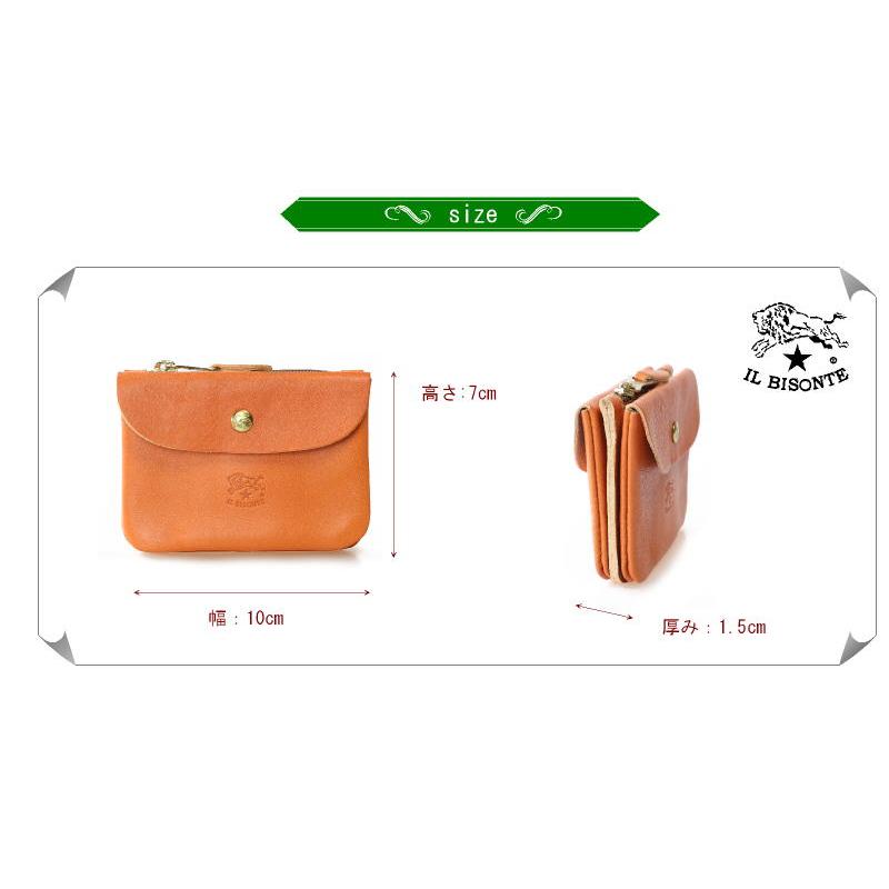 IL BISONTE（イルビゾンテ） 財布 ダブルフラップ ミニ ウォレット