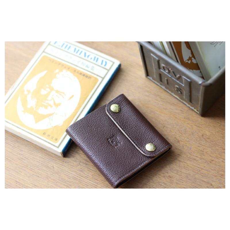 IL BISONTE（イルビゾンテ） 財布 二つ折り ミニウォレット 2button