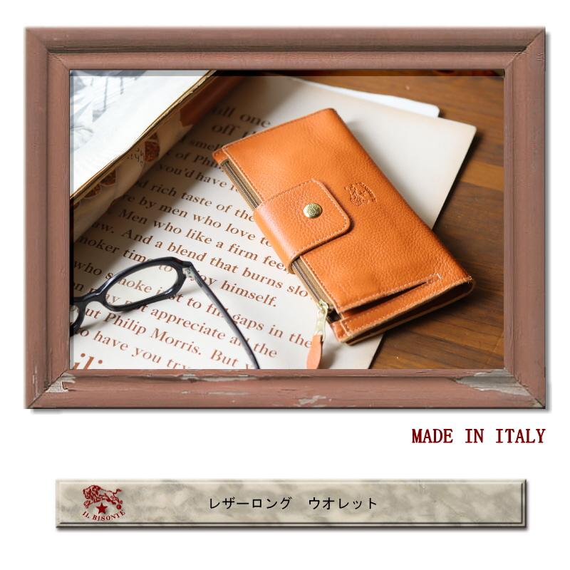IL BISONTE（イルビゾンテ） 財布 レザーロング ウォレット 長財布