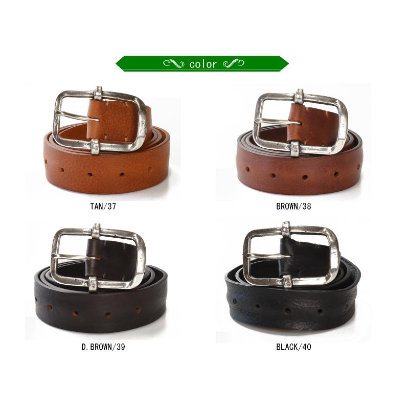 IL BISONTE（イルビゾンテ） ベルト スクエアバックル レザーベルト