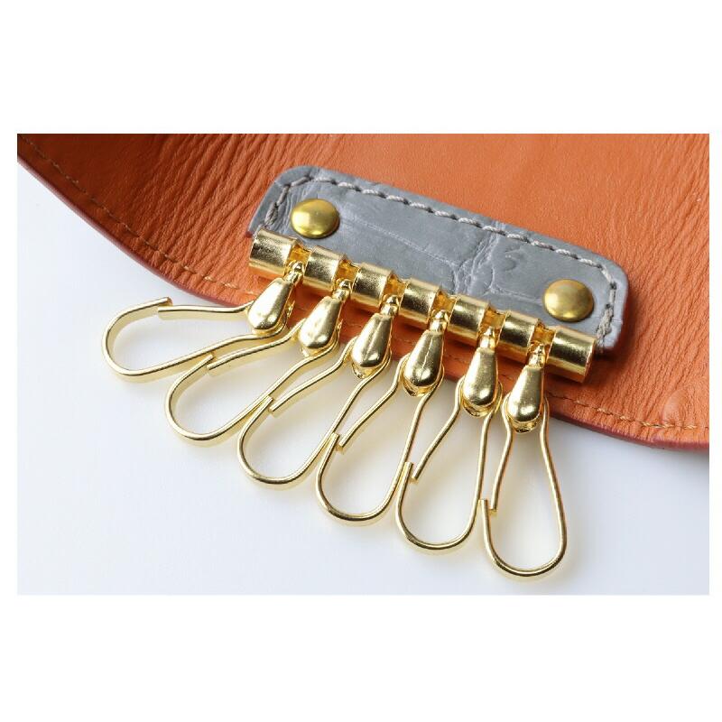 【未使用品】Felisi クロコダイル型押し キーホルダー Felisi フェリージ キーリング FELISI キーホルダー( 型押し