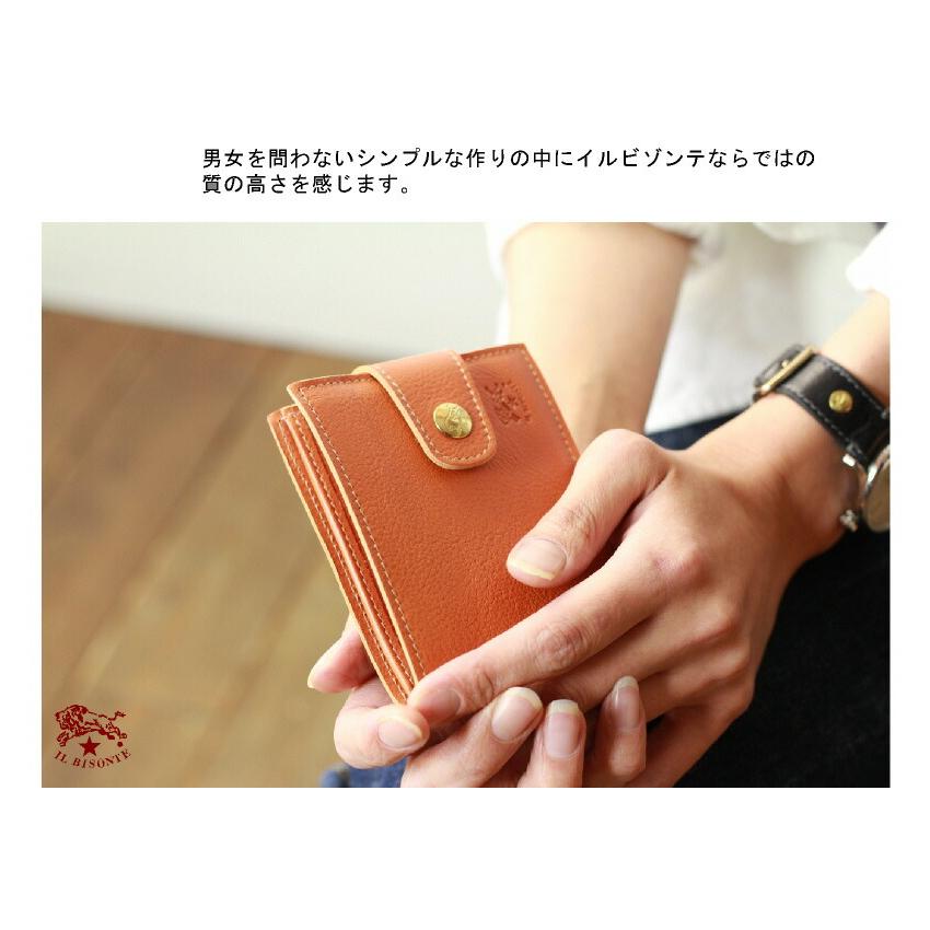 IL BISONTE（イルビゾンテ） 財布 二つ折りスナップボタンウォレット