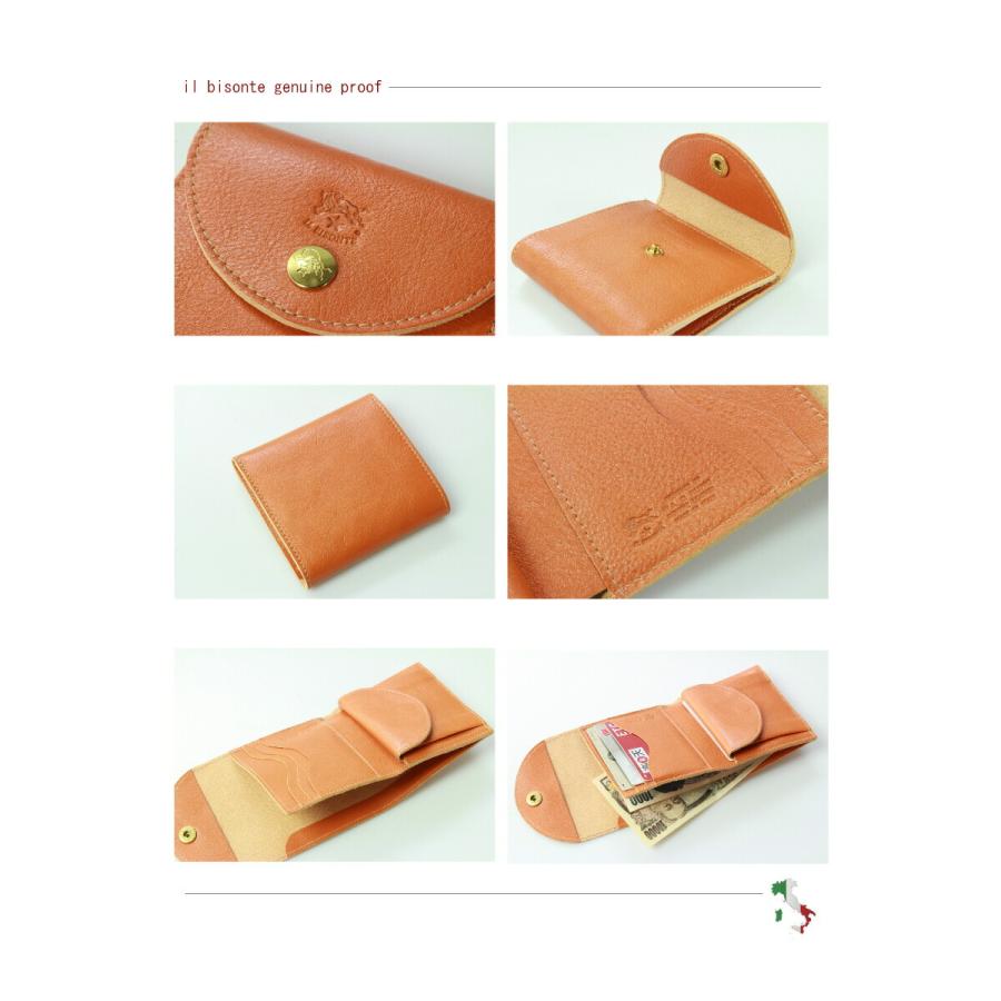 IL BISONTE（イルビゾンテ） 財布 ラウンドフラップ 二つ折り財布