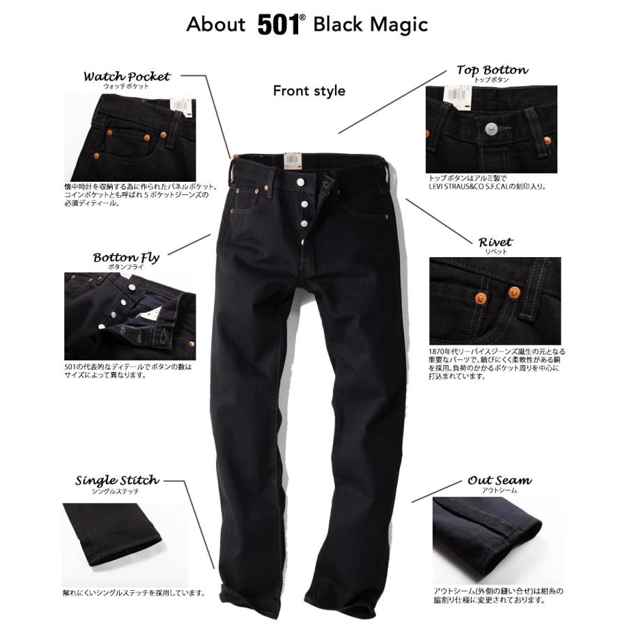 Levi's リーバイス501 ブラックマジック デニム ジーンズ Levi's リーバイス501 ブラックマジック デニム ジーンズ