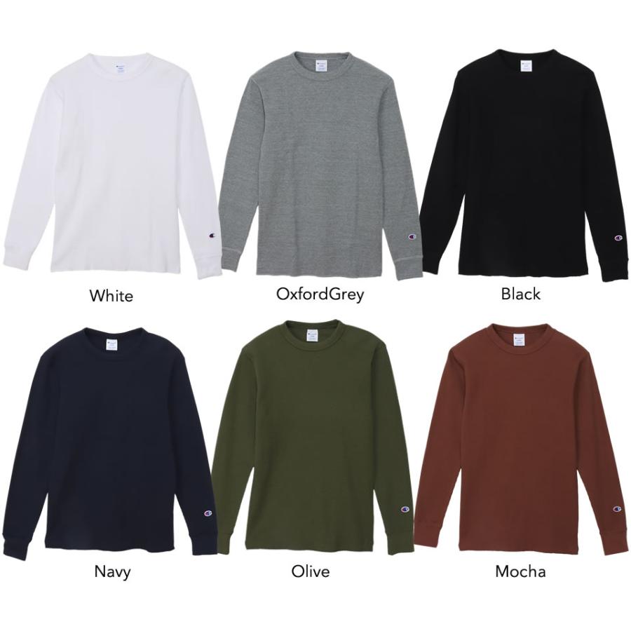 Champion（チャンピオン） 長袖 Tシャツ 無地 Cロゴ C3-Y436 Champion