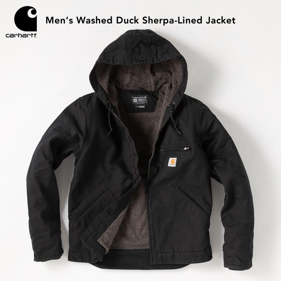 Carhartt カーハート 104392 WASHED DUCK SHERPA-LINED JACKET Carhartt カーハート 104392 WASHED DUCK SHERPA-LINED JACKET