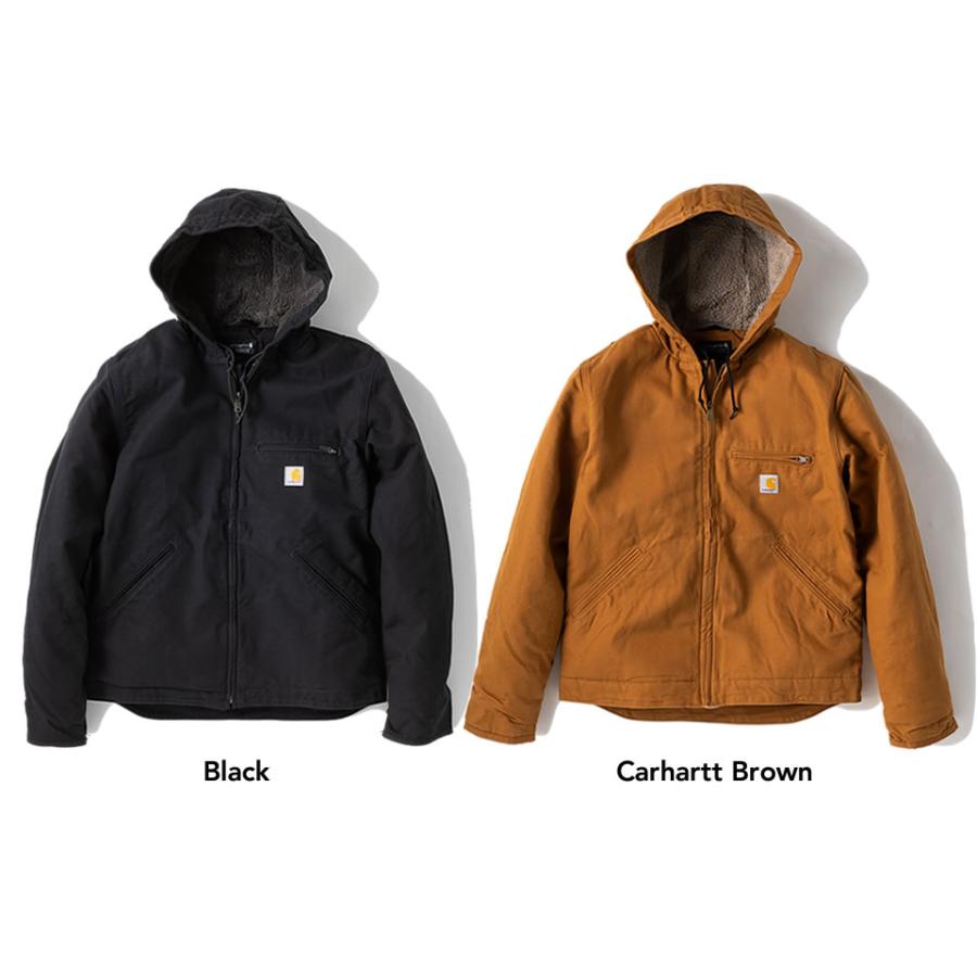Carhartt カーハート 104392 WASHED DUCK SHERPA-LINED JACKET Carhartt カーハート 104392 WASHED DUCK SHERPA-LINED JACKET