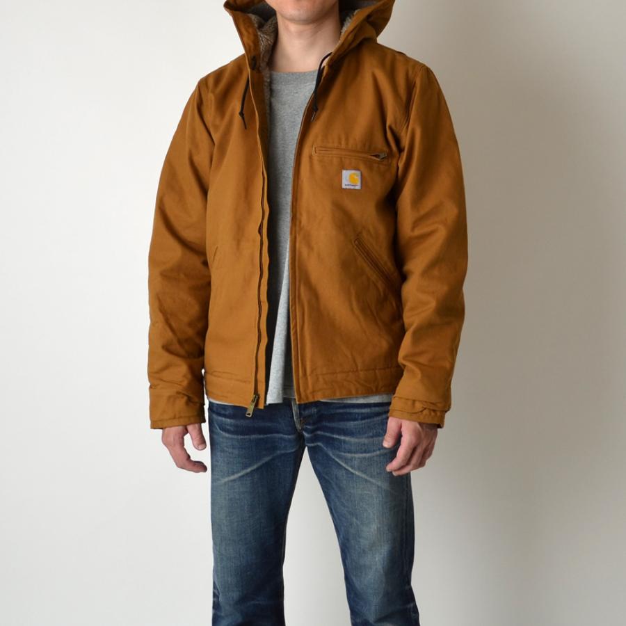 Carhartt カーハート 104392 WASHED DUCK SHERPA-LINED JACKET Carhartt カーハート 104392 WASHED DUCK SHERPA-LINED JACKET
