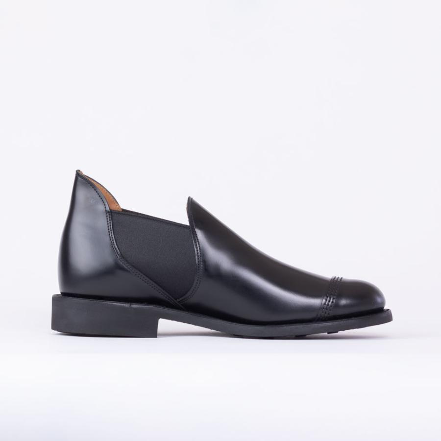 SANDERS サンダース 1619B MILITARY CAP TOE SHORT CHELSEA ミリタリーキャプトゥ ショート チェルシーシューズ  革靴 サイドゴア 英国製英国製の画像