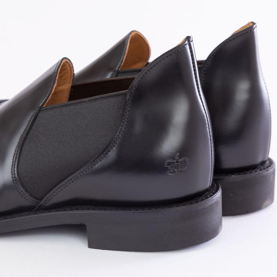 SANDERS サンダース 1619B MILITARY CAP TOE SHORT CHELSEA ミリタリーキャプトゥ ショート チェルシーシューズ  革靴 サイドゴア 英国製英国製の画像