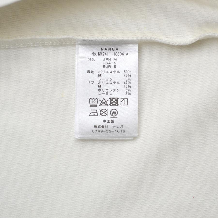 NANGA（ナンガ） BOX LOGO EMB S/S TEE ボックスロゴ ワンポイント刺繍