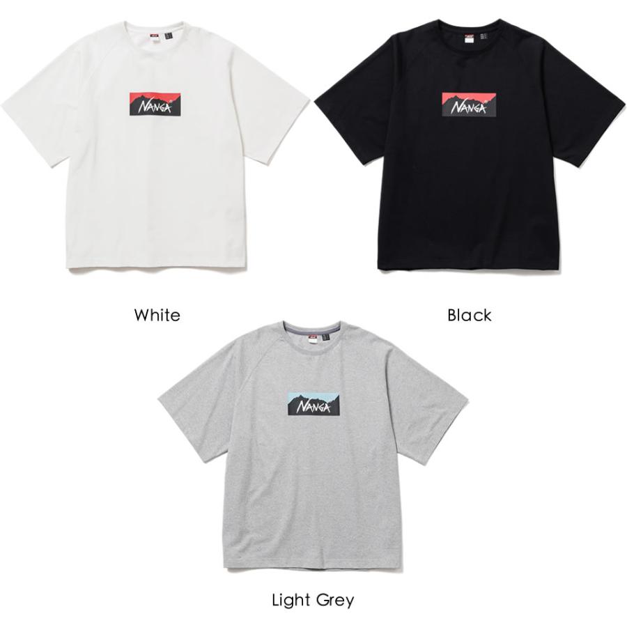 NANGA（ナンガ） ECO HYBRID BOX LOGO LOOSE FIT S/S TEE ボックスロゴ
