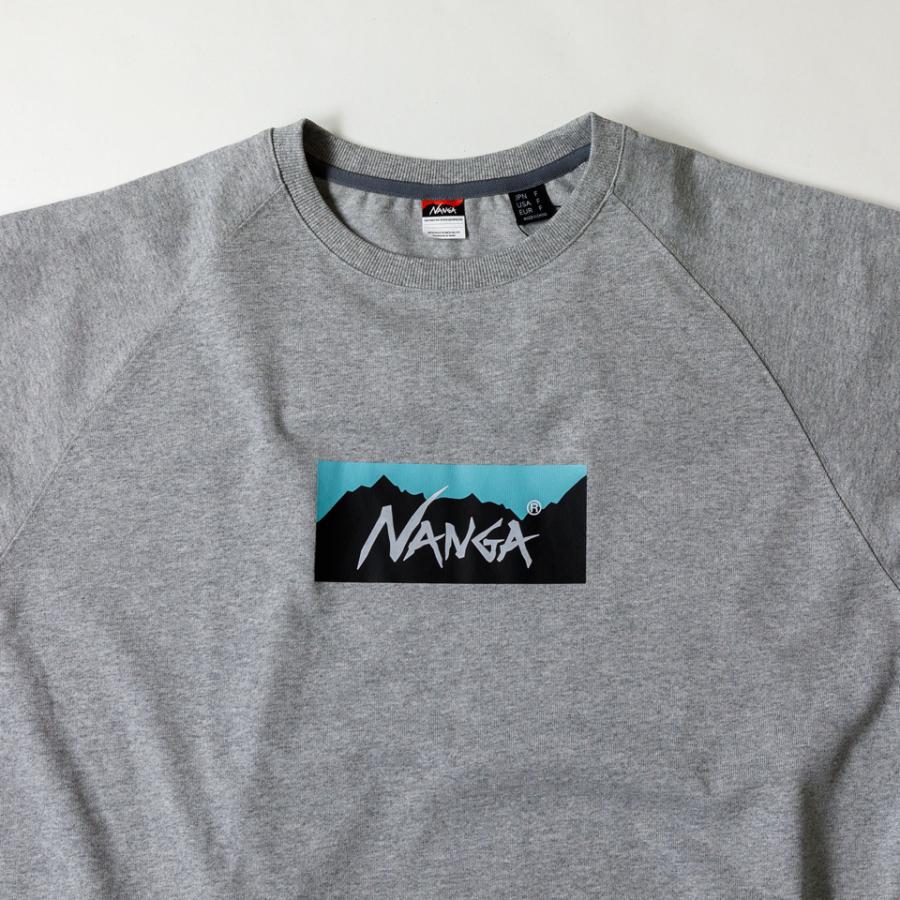 NANGA（ナンガ） ECO HYBRID BOX LOGO LOOSE FIT S/S TEE ボックスロゴ