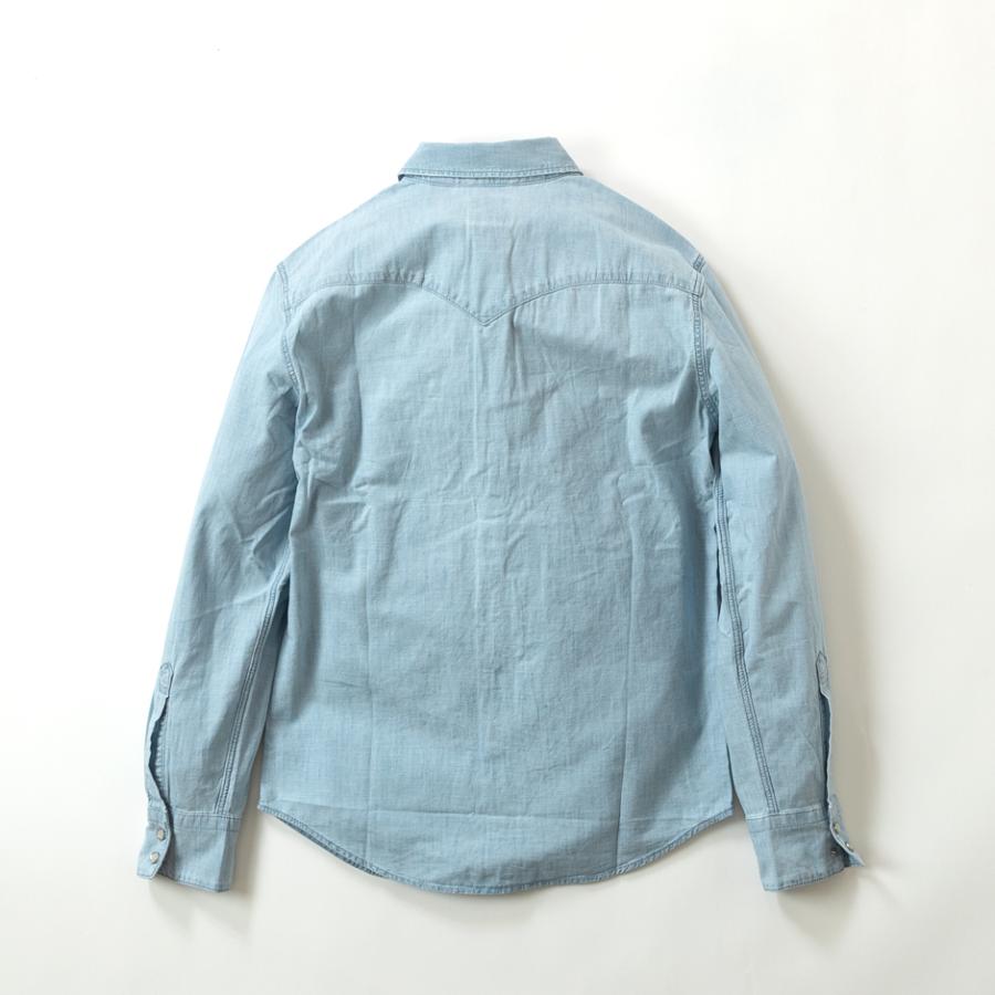 Levi's（リーバイス） ライトシャンブレー ウエスタンシャツ 85744