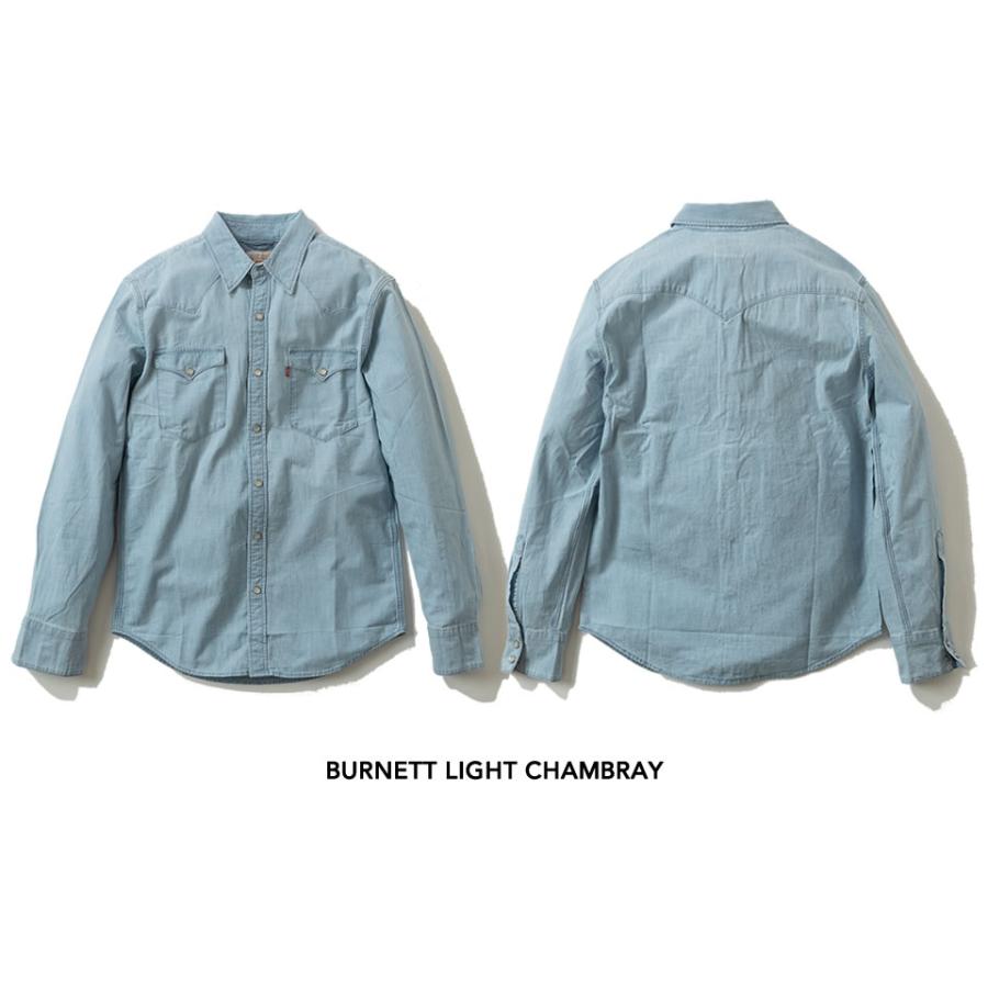 Levi's リーバイス LEVI'S ライトシャンブレー ウエスタンシャツ