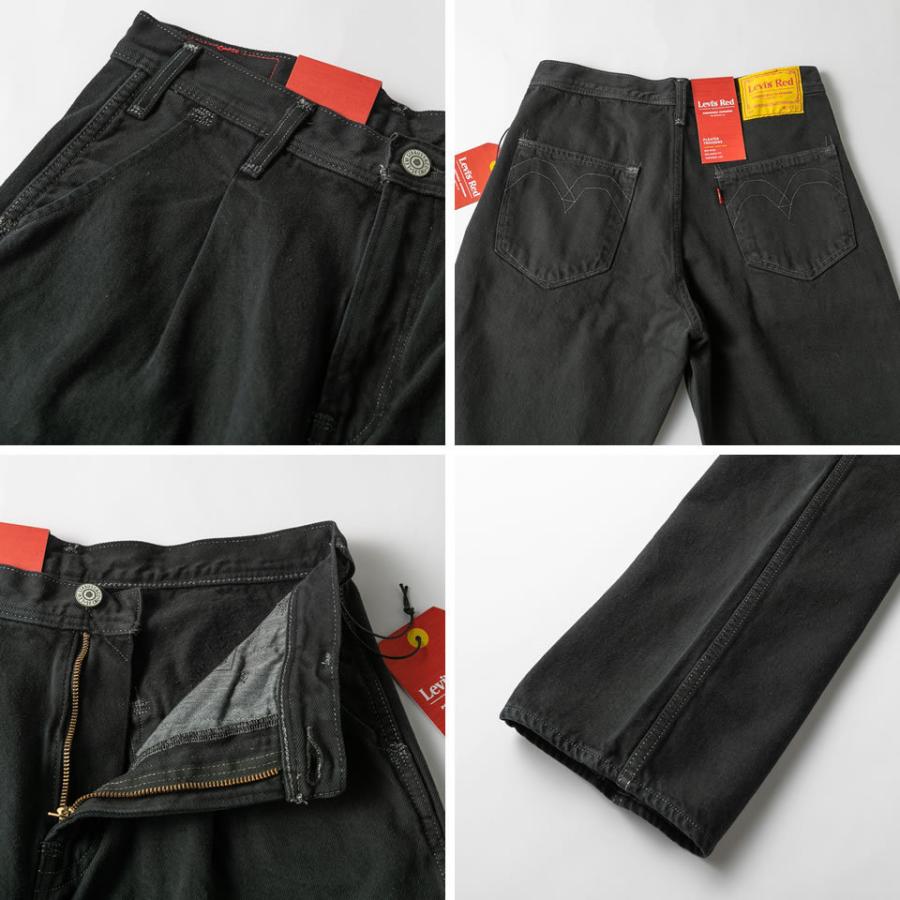 LEVI'S RED GUY'S LOW HANG リーバイスレッド 黒 Levi's リーバイス レッド LEVIS RED プリーテッドトラウザー