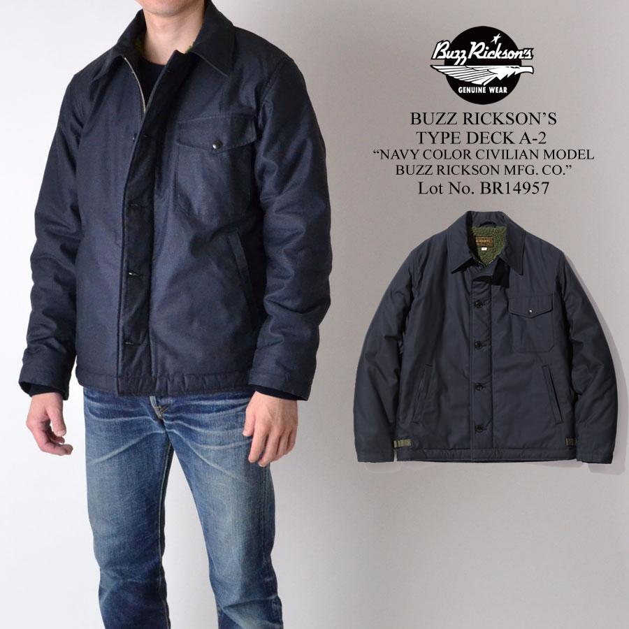 BUZZ RICKSON'S バズリクソンズ TYPE DECK A-2 NAVY COLOR BUZZ RICKSON'S バズリクソンズ TYPE DECK A-2 NAVY COLOR