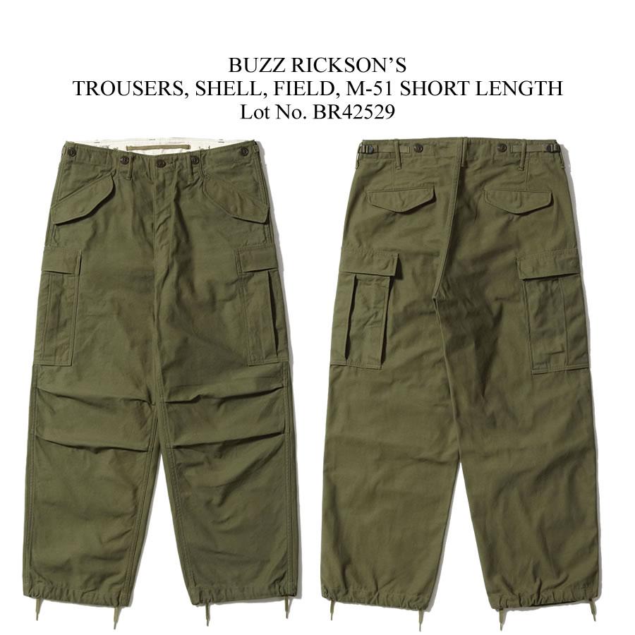 BUZZ RICKSON'S バズリクソンズ TROUSERS SHELL FIELD M-51 SHORT