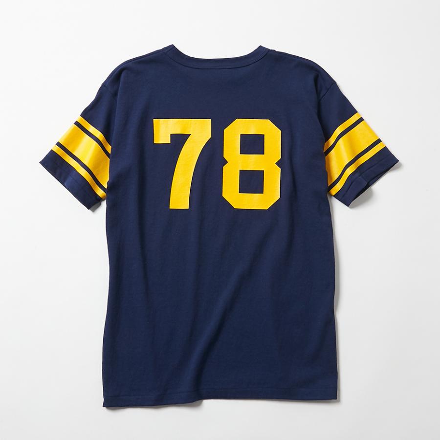 チャンピオン Champion トルートゥーアーカイブス 1/4スリーブ カレッジフットボールTシャツ YALE UCLA 1970S Model 日本製 C3-R339｜ray-online-store｜09