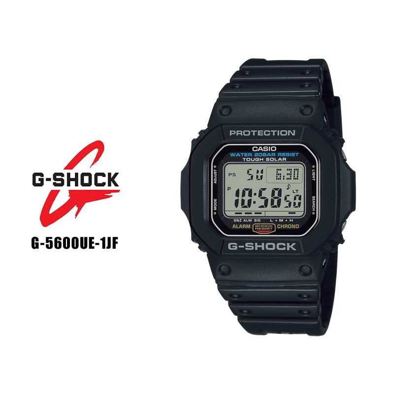 スナップ一覧 CASIO G-SHOCK G-5600UE-1JF タフソーラー新品 - 時計