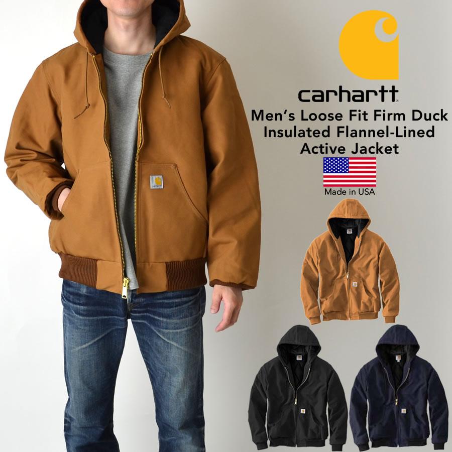 Carhartt カーハート J140 DUCK QUILTED FLANNEL-LINED JACKET