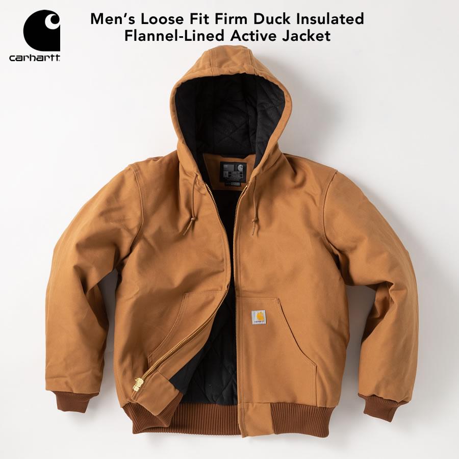 Carhartt カーハート J140 DUCK QUILTED FLANNEL-LINED JACKET Carhartt カーハート J140 DUCK QUILTED FLANNEL-LINED JACKET