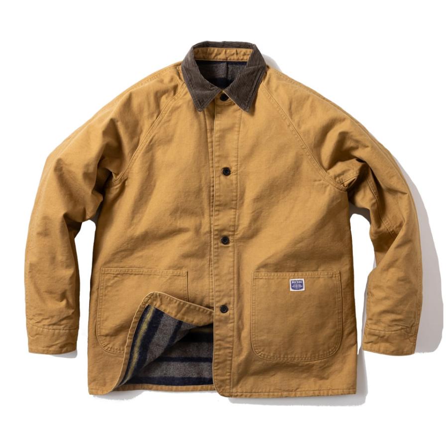 PAYDAY ペイデイ 40's WW2 BLANKET COVERALL DUCK CAMEL ダックツイル カバーオール ジャケット 日本製 PD25-CA-5の画像