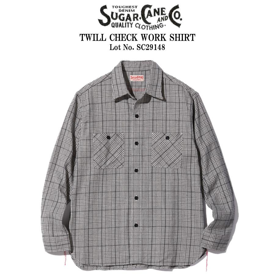 SUGAR CANE シュガーケーン ツイルチェック ワークシャツ SUGAR CANE シュガーケーン ツイルチェック ワークシャツ