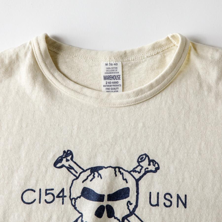 WAREHOUSE（ウエアハウス） LOT 4064 C-154 2ND-HAND クルーネック TEE